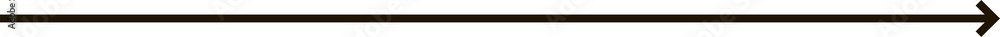 Poster Thin line straight arrow element design