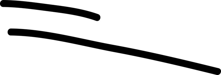 Gust of wind or air motion, line element