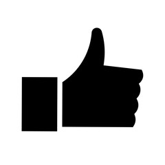 Vector thumb up symbol for your web site design