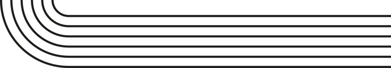 Obraz premium Simple stripy zen shape with curve to top