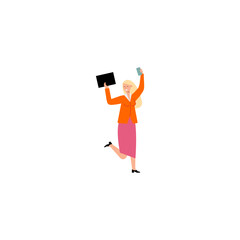 poses of people with activities in orange clothes person