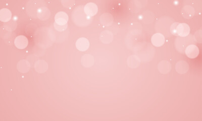 Vector realistic bokeh background design