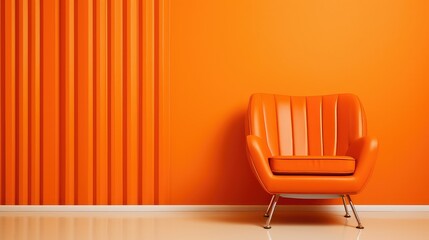 s retro orange background illustration s vibrant, groovy funky, hip trendy s retro orange background