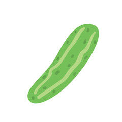 vector cucumber vegetable cartoon vector icon illustration food nature