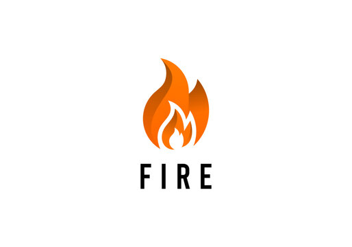 icon Fire flame logo vector illustration design template. vector fire flames sign illustration isolated. fire icon	