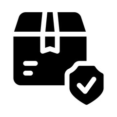 insurance glyph icon