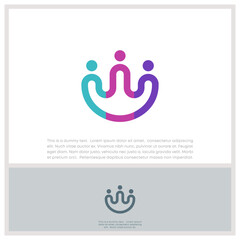 Global Community Logo Icon Elements Template. Community human Logo template vector. Community health care. Abstract Community logo