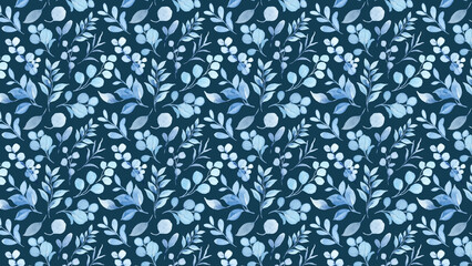 blue water drops on glass floral textile fabric pattern print design