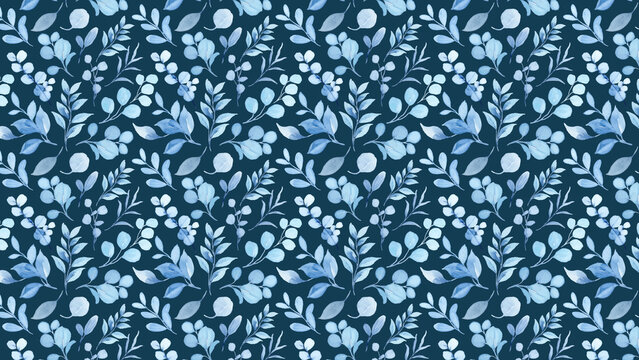 blue water drops on glass floral textile fabric pattern print design