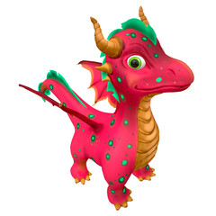 magic magic pink dragon symbol of wealth 2024
