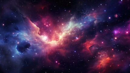 Fototapeta premium Lively astronomical artwork