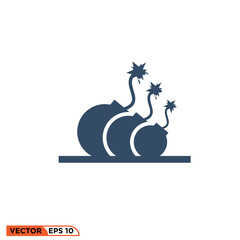 Dynamite icon design vector graphic of template, sign and symbol