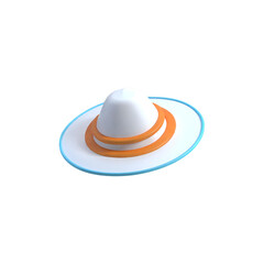 hat on a white background