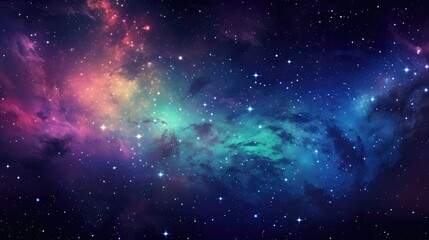 Fototapeta premium Brilliant galaxy artwork