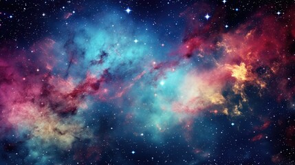 Naklejka premium Dazzling cosmic creation