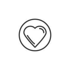 Favorite Button line icon