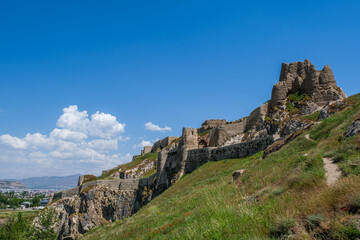 lake and city view from van castle