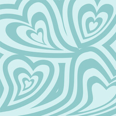 heart love y2k style background vector