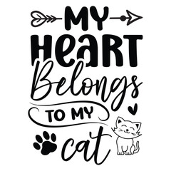 My heart belongs to my cat