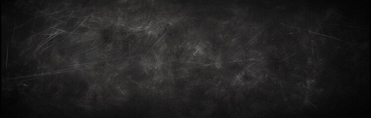 Black chalkboard background photo, in the style of textured canvas, Ai Generation - obrazy, fototapety, plakaty