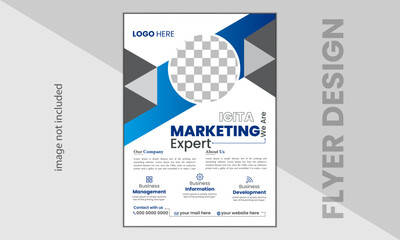 Modern and unique flyer design for business