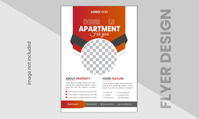 Modern real estate flyer design