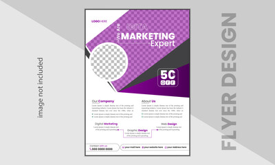 Modern corporate flyer design