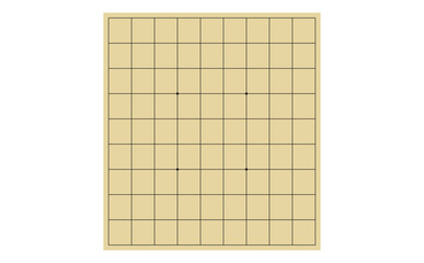 上から見た将棋盤