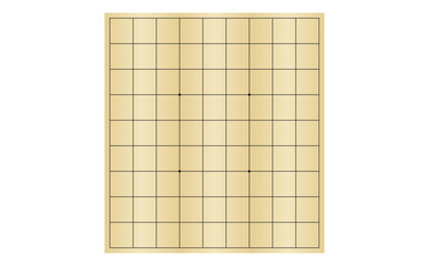 上から見た将棋盤　木目