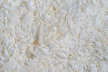 dry coconut set to use in infusion and cooking.