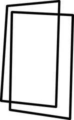 frame geometric card decorative element vector hand drawn elegant