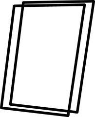 frame geometric card decorative element vector hand drawn elegant