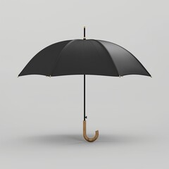 Open umbrella mockup