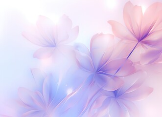 a floral purple and blue background