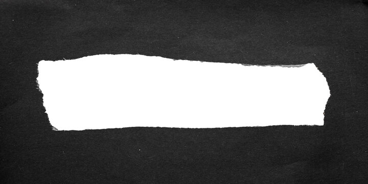 czarna rozdarta  kartka, tektura, png