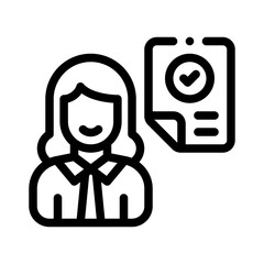 consultant line icon