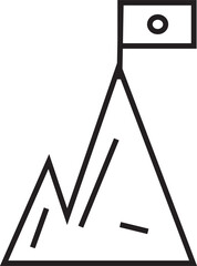 Online startup icon or logo in modern line style. High-quality black outline pictogram for website design and mobile apps. Vector illustration on a white background.