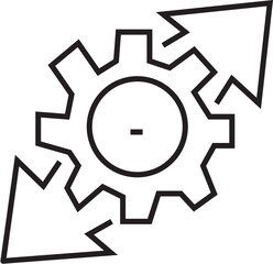 Settings icon design for personal commercial use