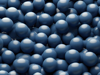 Dark blue spheres background