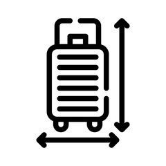 luggage line icon