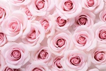 pink roses on a white background rose background
