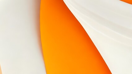 orange and white color wave abstract background