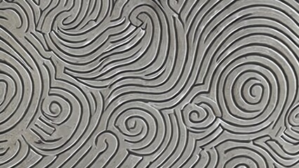 Obraz premium wave art line pattern 