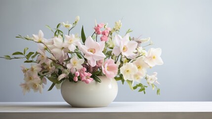 
Stylish shots of elegant floral arrangements designed for Easter celebrations, emphasizing the beauty of spring blooms and festive decor