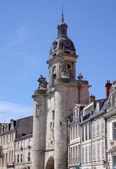 Fototapeta premium Uhrturm in La Rochelle