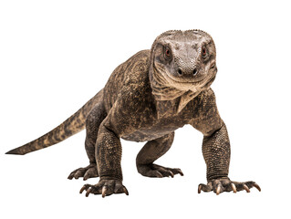 Obraz premium a lizard standing on a white background