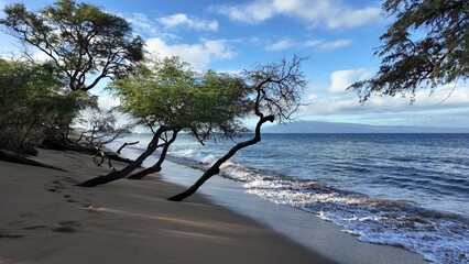 maui beach, beach view, summer days on the beach, 