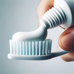 Fresh Start: Toothpaste on Toothbrush, Symbolizing Daily Dental Hygiene