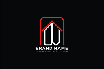 OV letter creative real estate vector logo design . OV creative initials letter logo concept. OV house sheap logo