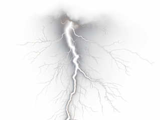 thunderbolt isolated